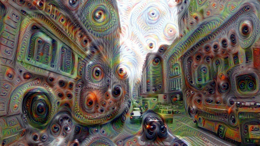 창작 괴담 딥드림Deep Dream gif